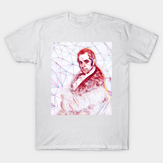 Washington Irving Portrait | Washington Irving line art T-Shirt by JustLit